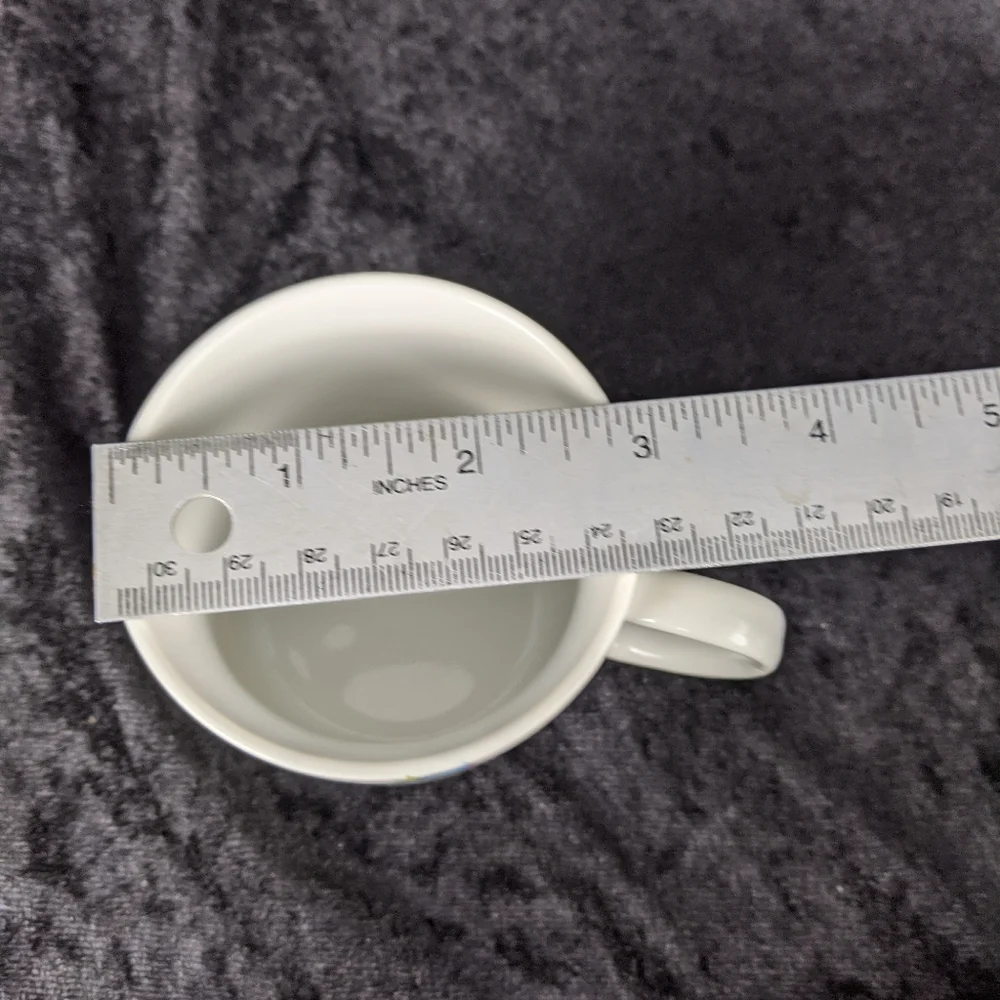 Unique vintage mug with ashtray or teabag rest cover - Picture 7 of 11